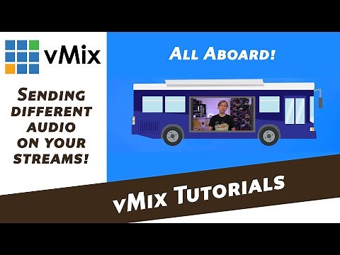 How to stream to multiple places with different audio.