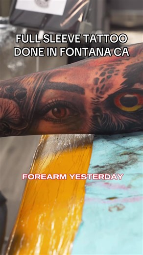 Full Sleeve Tattoo in Fontana, CA