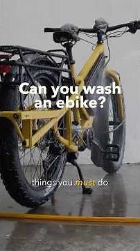 How to Wash Your E-Bike Safely | E-Bike Cleaning Tips