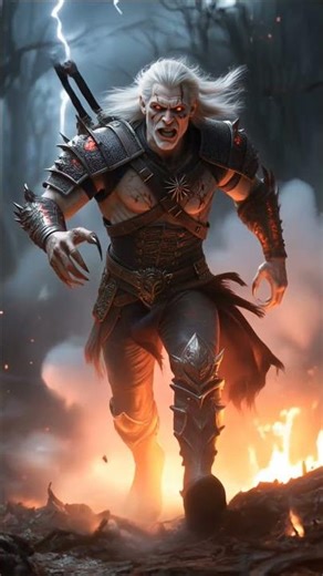 The Witcher #world #ai #cinematic #youtubeshorts #transformation #power #games #gaming