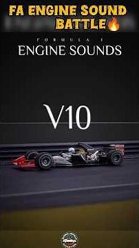 F1 Engine Sounds: V10 vs V8 vs V12 vs V6 Turbo 🔥 | Ultimate Formula 1 Sound Battle #ytshorts