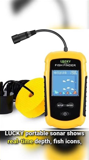 Portable Fish Finder #fishinggear #fishing #fishingtip #shorts #fishingaccessories #fishfinder