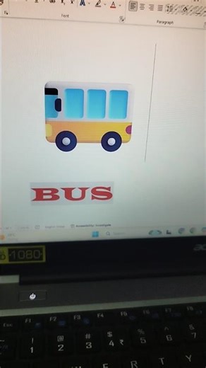 🚌 Create a PRO Bus Logo in MS Word! #shorts🤯 MS Word Bus Logo Tutorial in 30 Seconds!How to make