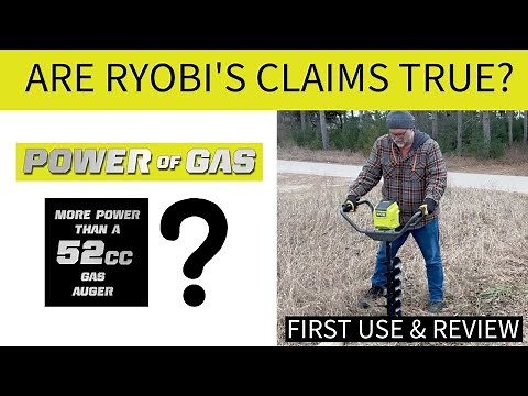 Ryobi 40V Post Hole Digger Review | Can a Battery-Powered Auger Really Work?