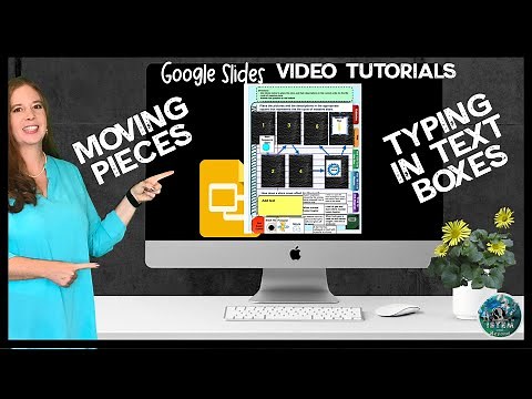 How to drag and drop objects and type in text boxes in Google Slides