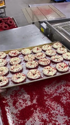 Behind the Scenes: Making Red Velvet Donuts at Carl’s Donuts
