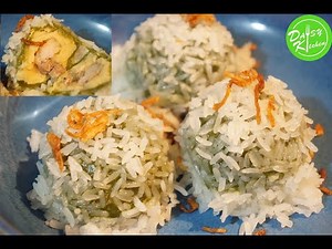 Vietnamese Sticky Rice Ball Recipe - Xôi Cúc/Bánh Khúc -Cách nấu xôi mềm dẻo bằng cải bó xôi tại nhà