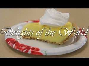 Lemon Pudding Pie | Delights of the World