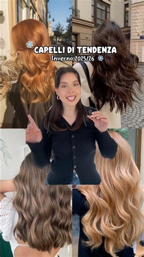 Trendy hair colors for winter 2025/26 ❄️