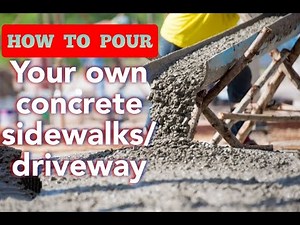 DIY Guide: How to Pour Your Own Concrete Sidewalk [Step-by-Step Tutorial]‪@NextGenerationServices‬