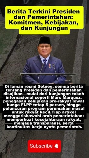 berita terkini presiden prabowo !!