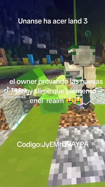 Jenny Slime Mod in Minecraft Realms - Join Acer Land 3