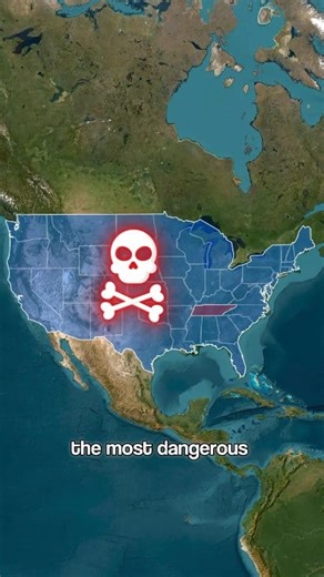 108K views · 1K reactions | Most Dangerous States 2025.  #geography #country #states #map #history #usa #Dangerous | LifeMap Insights | Facebook