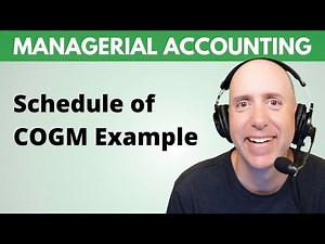 MA4 – Schedule of Cost of Goods Manufactured (Step-by-Step Example)