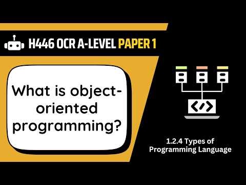 Object-Oriented Programming (OOP) | 2.4e | OCR A-Level Computer Science