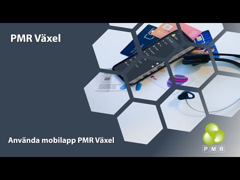 PMR Växel - Använda mobilapp PMR Växel