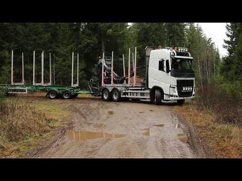 Volvo Timber Trucks in Work!