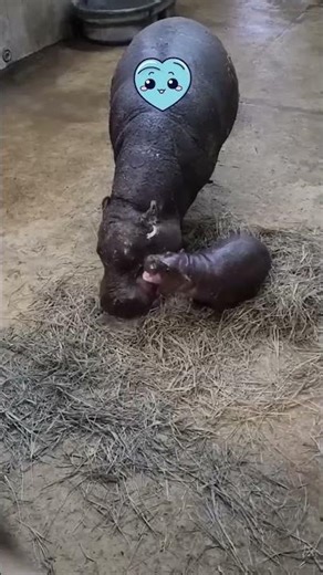 Naughty hippo and his owner !
