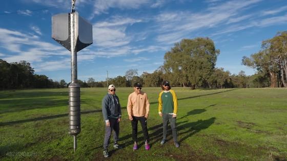 The world’s biggest dart vs car