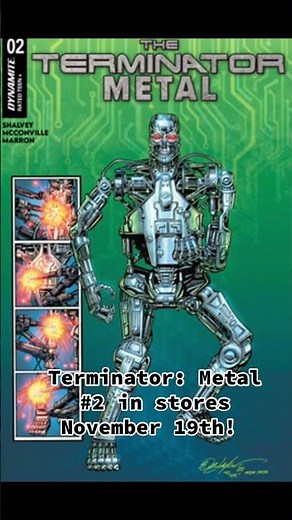 The Terminator: Metal #2 #dynamite #comics #action #scifi #terminator