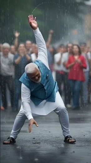 Narendra Modi dancing mood.