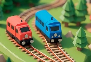 Railway Riddles: Train Path Puzzle