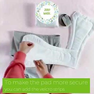 How to insert the pad into your underwear