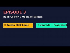 How To Make A Clicker And A Dynamic Upgrade System | Pygame Python Episode