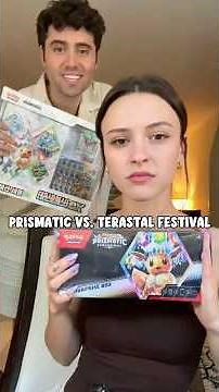 ‪@KykyRips‬ Prismatic Evolutions vs. Korean Terastal Festival 🌟#pokemoncards #prismaticevolutions