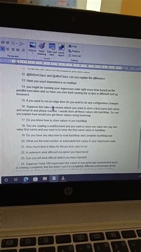 java selenium automation test engineer interview questions asked by cognizant