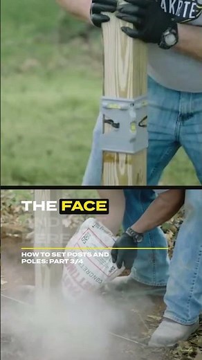 Fastest, no-mix way to set fence & deck posts in concrete | #Sakrete Pro Tips