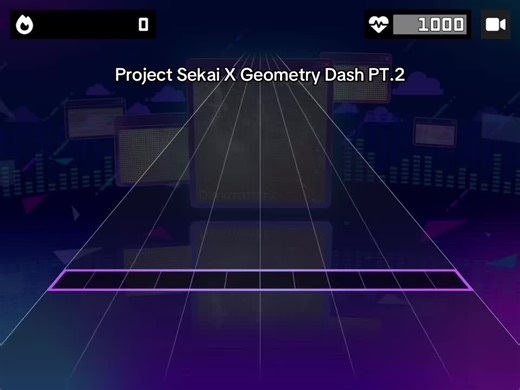 Project Sekai X Geometry Dash: Level in Development