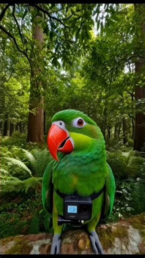 Parrot Camera POV 🦜 Inside Tree Nest With Baby Parrots | Real Wildlife Footage