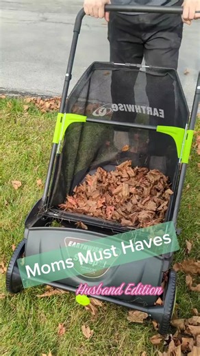 Earthwise Yard Sweeper Review: Easy Leaf Cleanup | Amazon Finds