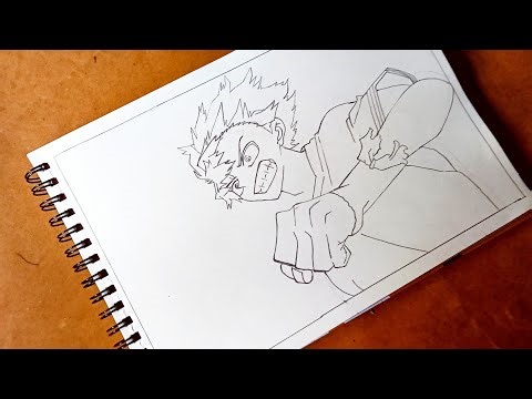 Deku – Dynamic Hero Pose | My Hero Academia Illustration || Step by Step Drawing