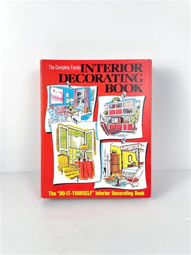 Vintage Home Decorating Book - the Complete Family Interior Decorating Book - Etsy