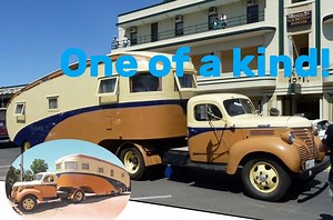Meet the 1949 Highway Palace, a Monster Fifth-Wheel Rig With Deluxe Amenities