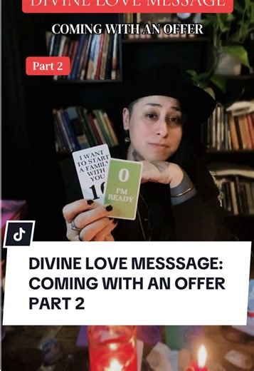 Part 2! They are coming with an offer. You ready? For personal readings, free soul connection quiz visit iamdarkoracle.com (link in bio) #divinelove #intuitivereading #intuitivereading #oraclecardreading