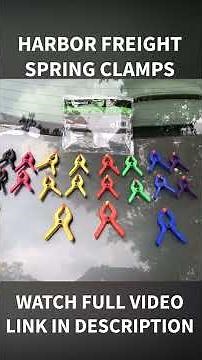 Harbor Freight Spring Clamp Set — Worth It or Not?