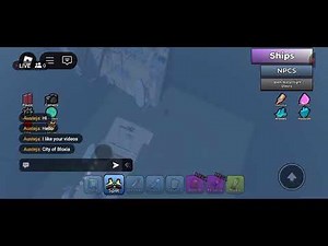 Testing ships live in roblox water Physics liv