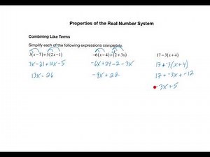 Properties of Real Number System, part 3 of 3