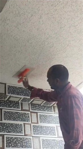 German ka ceiling texture design jalebi#rustic#painting#texture#masking#work #wall#short#short