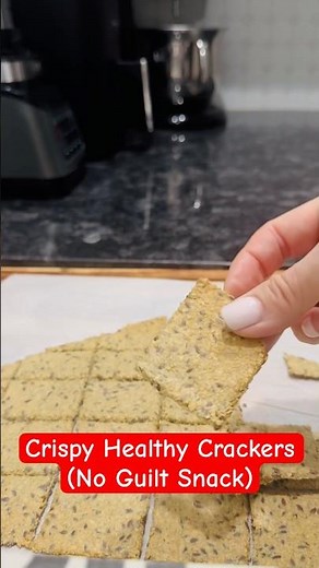 Healthy crackers that won’t make you gain weight #highprotein #healthyrecipes #healthysnacks