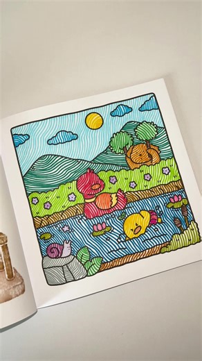 Cozy Colouring 😌 #coloringbook #coloring #cocowyo #cozy