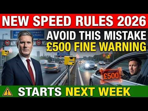 🚨 WARNING: New Speed Camera Rules Start Next Week –What You MUST Do to Avoid £500 Fine!