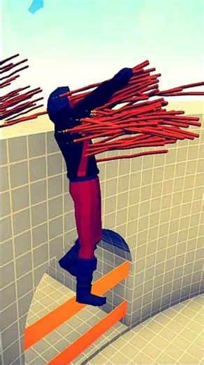 TABS WHO CAN SURVIVE SPEAR THROWER GOD? #shorts E01