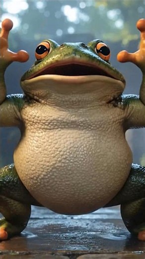 Flex the Frog: Singing & Dancing Pond Legend 🐸 #frog #dance #singing