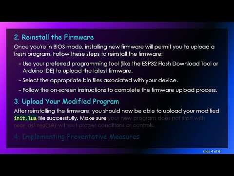 How to Stop Your ESP32 from Continuously Rebooting Due to Deep Sleep Programming Errors