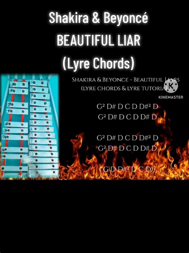 Beautiful Liar👄 #lyrechords #lyre #fyp #viral #fypシ @shakira @beyonce