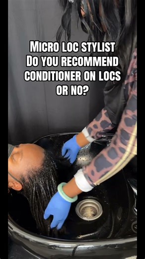 Can you deep condition your micro locs? #locs #loctician #microlocs #lbcmicrolocs